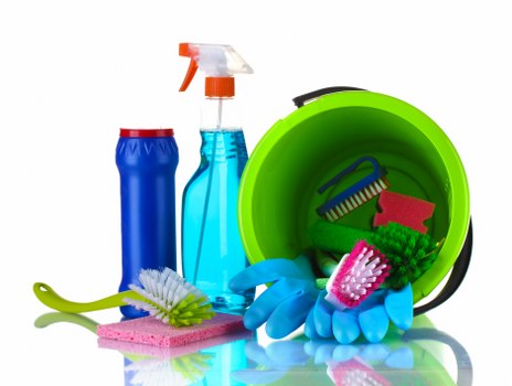 Residential window cleaning for a bright interior view