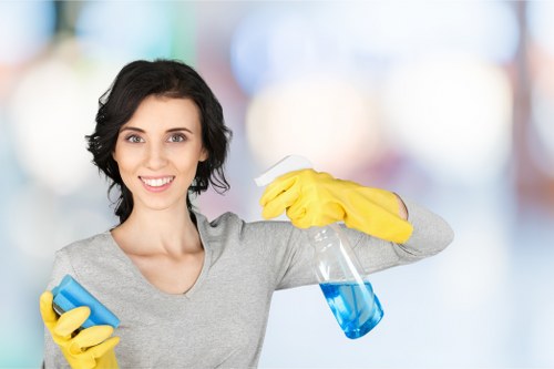 Professional one off cleaning in a bright living room