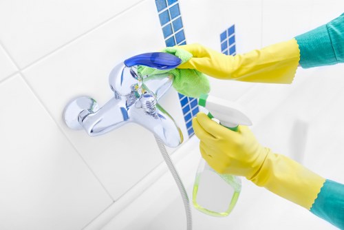 Professional deep cleaning tools used for tenancy move-out cleaning