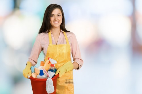 Vacuuming and floor care during routine house cleaning