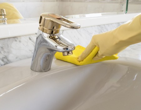 Seasonal regular cleaning checklist and supplies